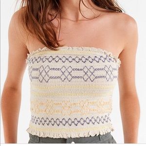 Urban Outfitters Smocked Tube Top